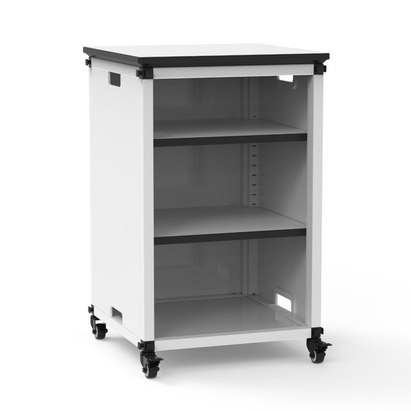 Luxor Modular Classroom Bookshelf - Narrow Module with Casters and Tabletop MBSCB01